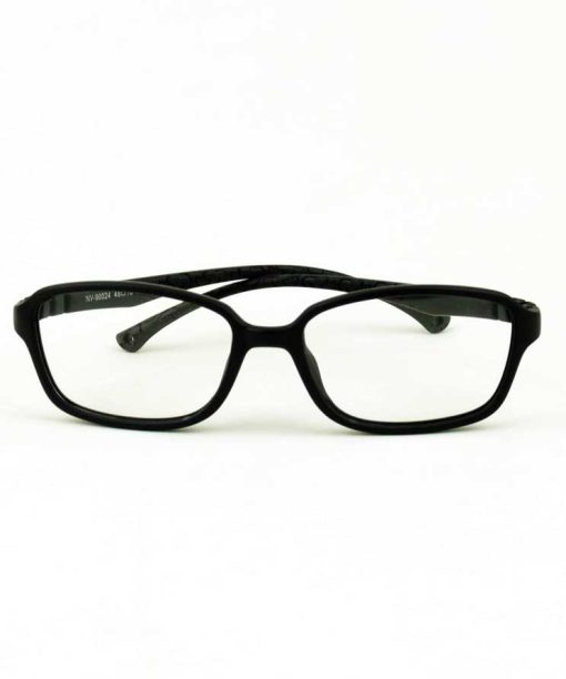 Armação infantil Óculos Grau Preto 90024 Silicone Flexível Fosco Nylon Medidas_48.16.121