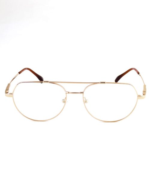 Armação Unissex Redondo Metal Titanium Dourado 96023 C1 53.18.140
