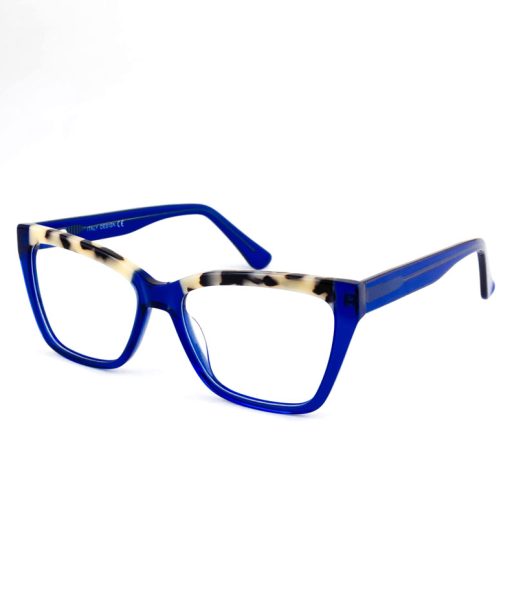 Armação Feminino Gatinho Acetato Chapa Azul/Tartaruga 8152 C2 53.18.140