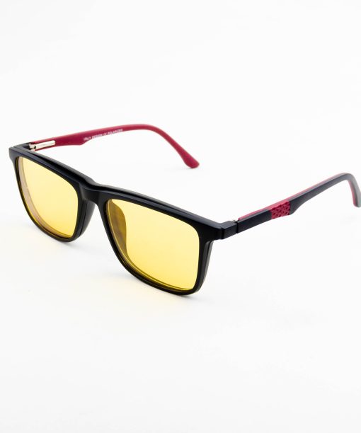 Alternative view of Oculos Masculino Clipon 3 em 1 quadrado preto vinho 5041 c3 56.17.142