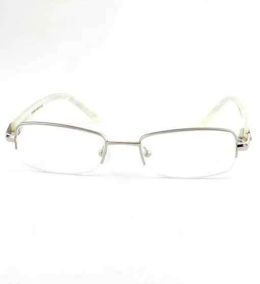 Armação Feminino quadrado branco metal 11-213 48.17.128
