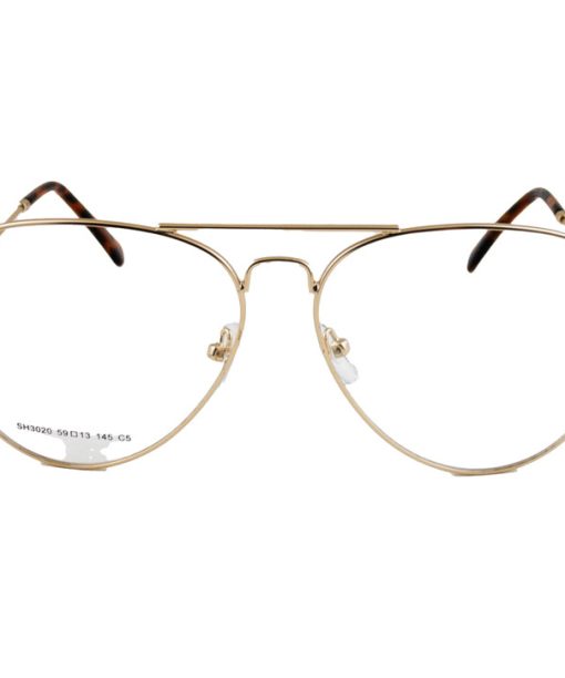 Óculos de grau Unissex Aviador metal 3020 c5 DR 59.13.145