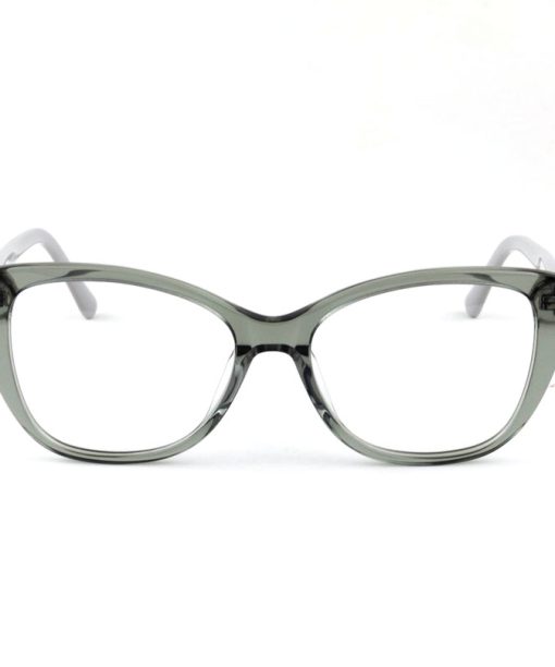 Óculos Armação Feminino Gatinho 100%  Acetato Verde cristal 18012 c3 53.18.140