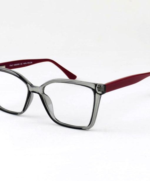 Alternative view of Óculos Armação Feminino Gatinho 100% Nylon Cinza Cristal 7753 c6 52.17.140
