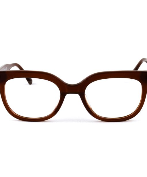 Óculos Armação Feminino Gatinho 100% Acetato Marrom 18002 c2 53.22.140