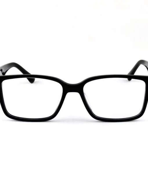 Óculos Armação Unissex Quadrado 100%  Acetato TR Preto 18009 c1 53.18.140