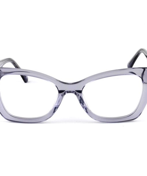 Óculos Armação Feminino Gatinho 100%  Acetato cinza 18001 c4 50.20.143