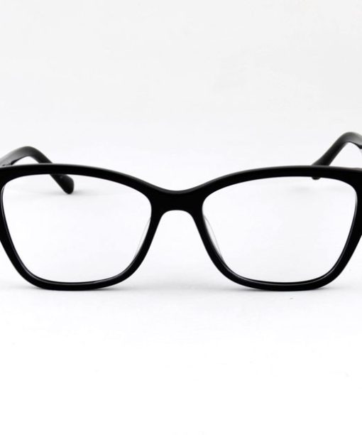 Óculos Armação Feminino Gatinho 100%  Acetato Preto 18006 c1 53.18.140