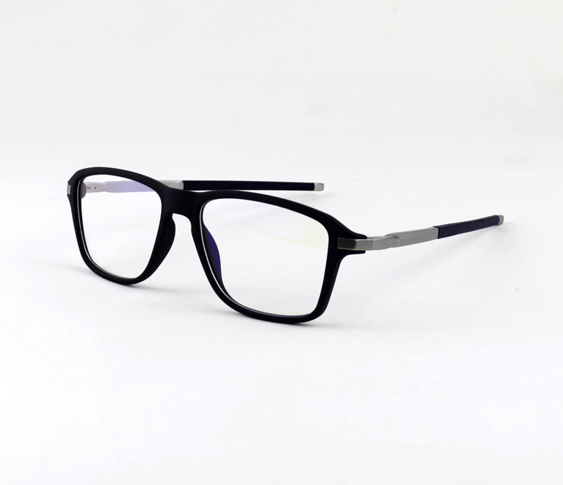 Óculos Armação Masculino Esportivo Acetato TR Azul 90425 c5 56.18.140 - Imagem 2