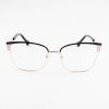 Armação Feminino Óculos Grau 23202 quadrado preto/rosa c3 54.18.140