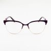 armação oculos metal 23209 gatinho feminino vinho c2 53.18.140