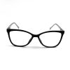 Oculos feminino 7756 C1 preto acetato tr gatinho medida 53.17.140