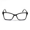 Oculos feminino 7717 C1 preto acetato tr quadrado medida 54.17.140