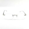Oculos  unissex 2055 C2 prata aluminio balgriff quadrado medida 54.17.140