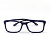 Óculos Armação Infantil Quadrado Silicone Flexível  Azul 90025 49.16.125
